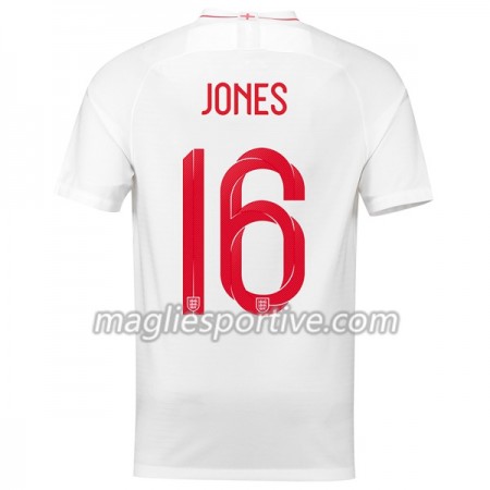 Completo Calcio Inghilterra Jones 16 Divisa Prima Mondiali 2018